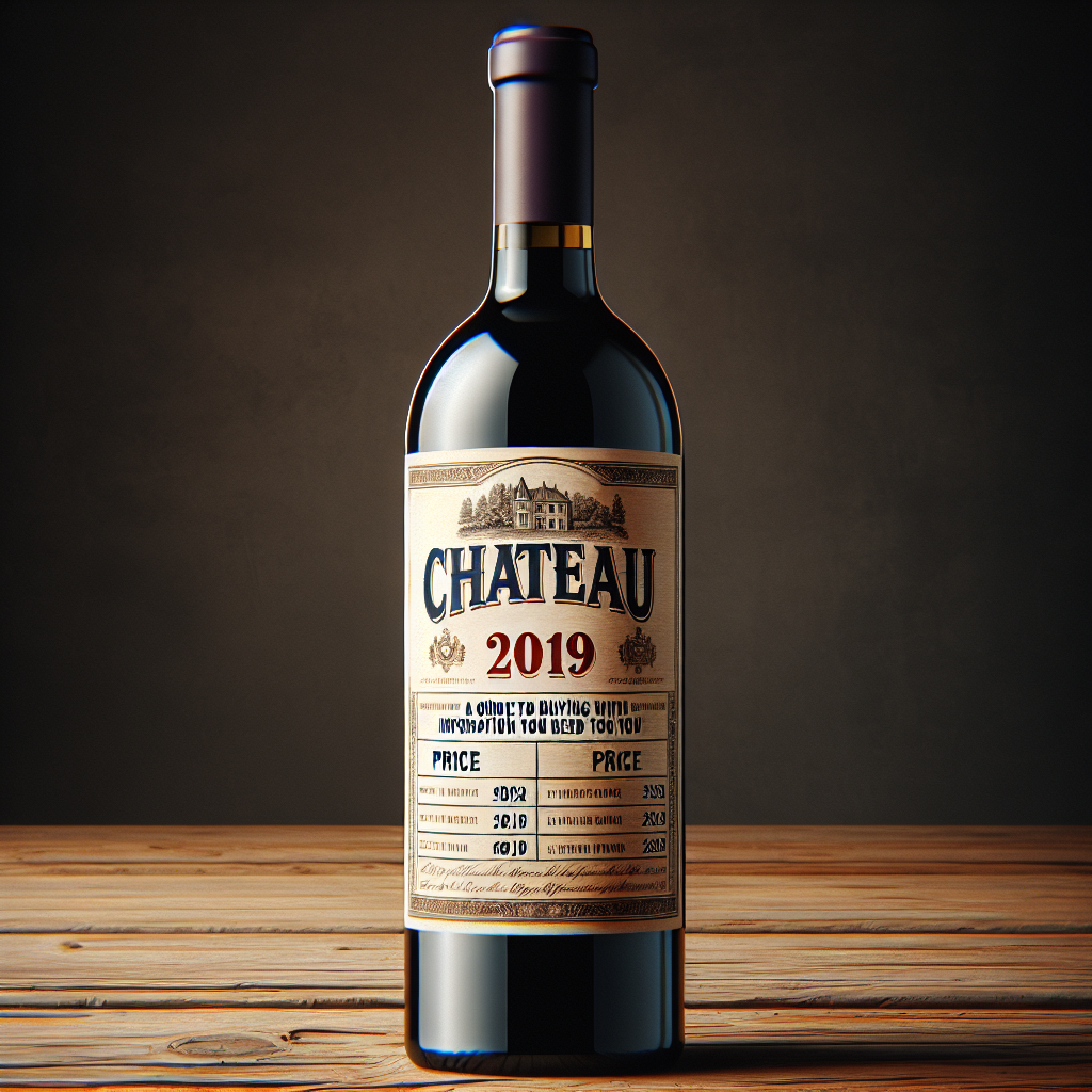 คุณกำลังมองหาไวน์ Chateau 2019 อยู่ใช่ไหม? บทความนี้จะช่วยให้คุณได้ข้อมูลที่จำเป็นเกี่ยวกับราคา การเลือกซื้อ และเคล็ดลับในการเพลิดเพลินกับไวน์ขวดพิเศษนี้ พร้อมทั้งทำความเข้าใจถึงสิ่งที่ทำให้ไวน์ Chateau 2019 น่าหลงใหลจนกลายเป็นที่ต้องการของคอไวน์ทั่วโลก